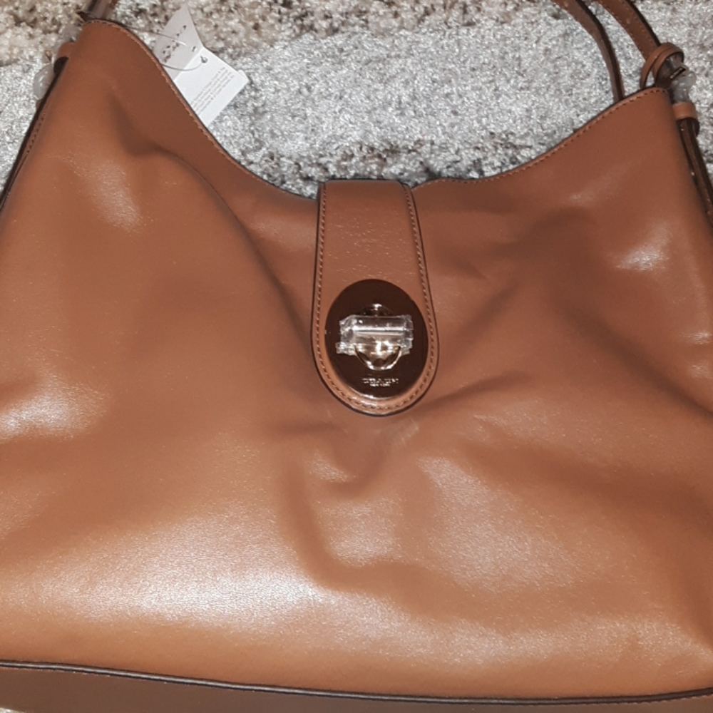 Light brown coach bag